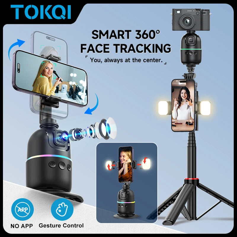 Suporte Celular 360º com Reconhecimento Facial